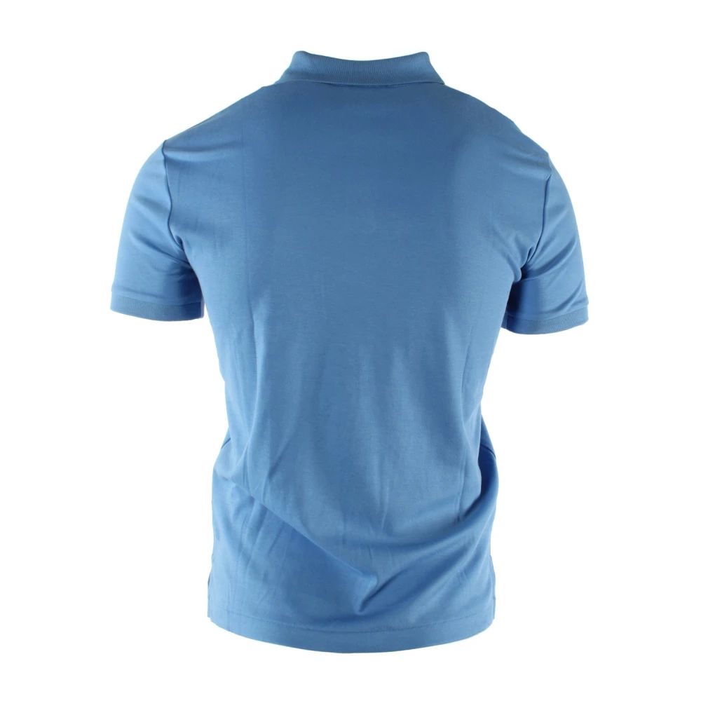 Ralph Lauren Blauwe Custom Slim Fit Polo Shirt Blue Heren