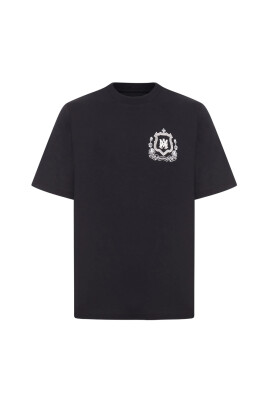 t-shirt-noir-en-coton-avec-imprime-crest-et-roses