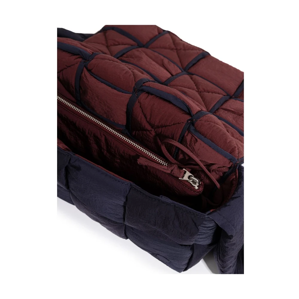 Bottega Veneta Marineblauwe Nylon Tech Cassette Tas Blue Heren