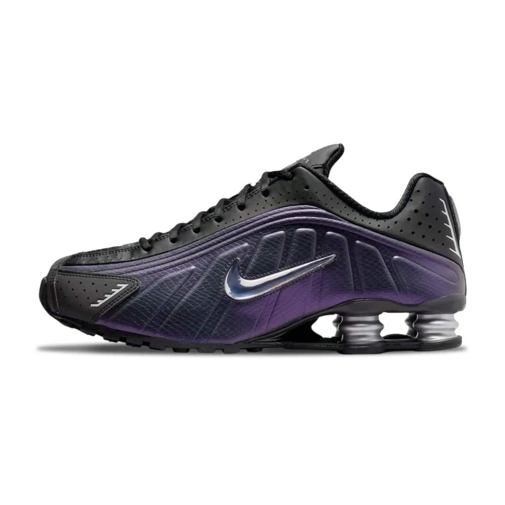 Nike Black Running Shoes, Male, 7 Uk, Shox R4