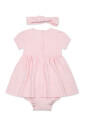 pink-casual-short-sleeved-dress-set
