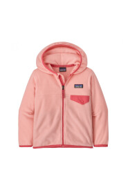 piumino rosa in nylon con cappuccio|Pink nylon CHLOE padded jacket with hood