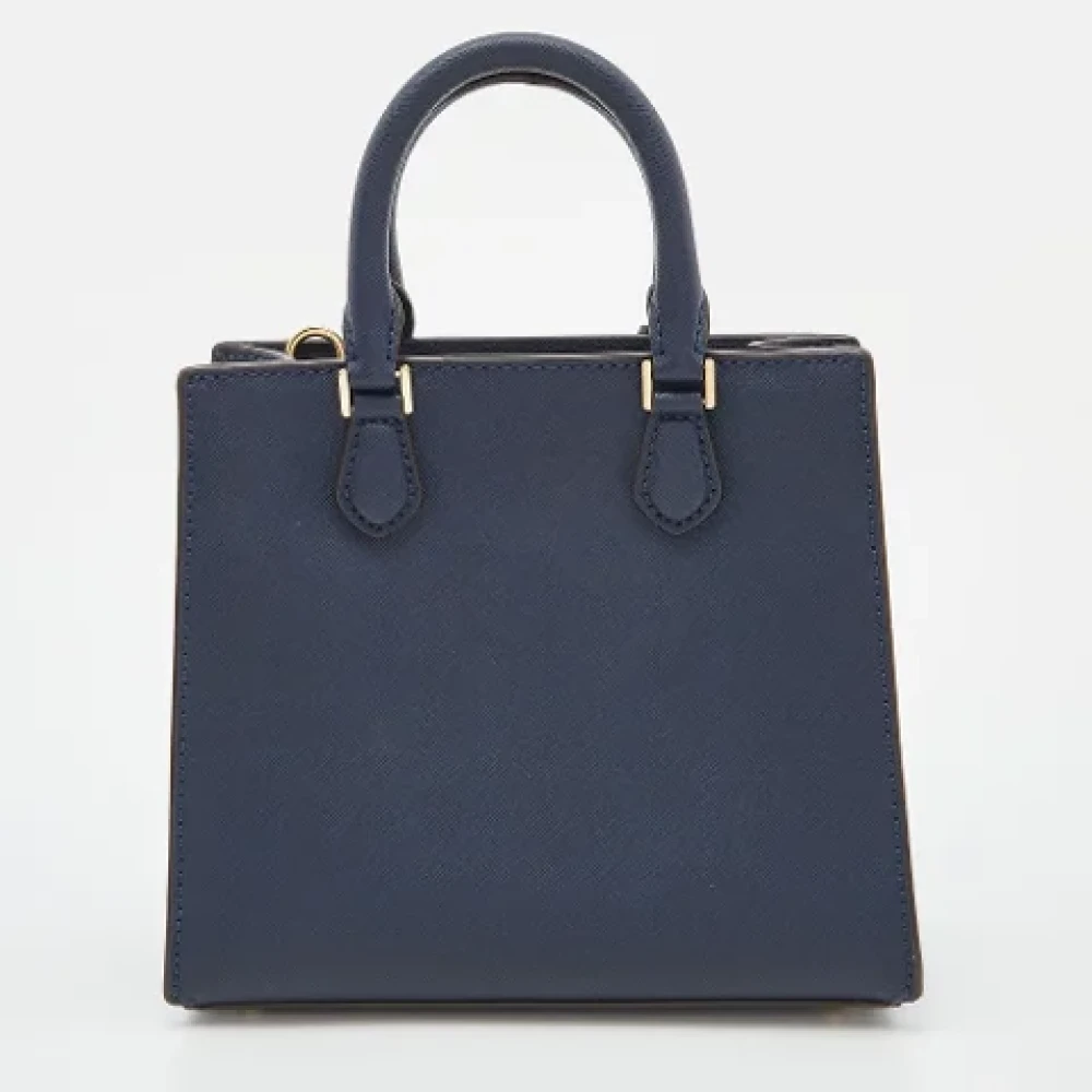 Michael Kors Pre-owned Leather totes Blue Dames
