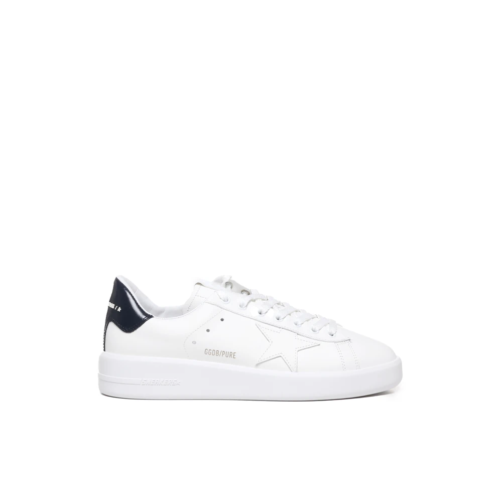 Golden Goose Men's White Sneakers With Star Logo