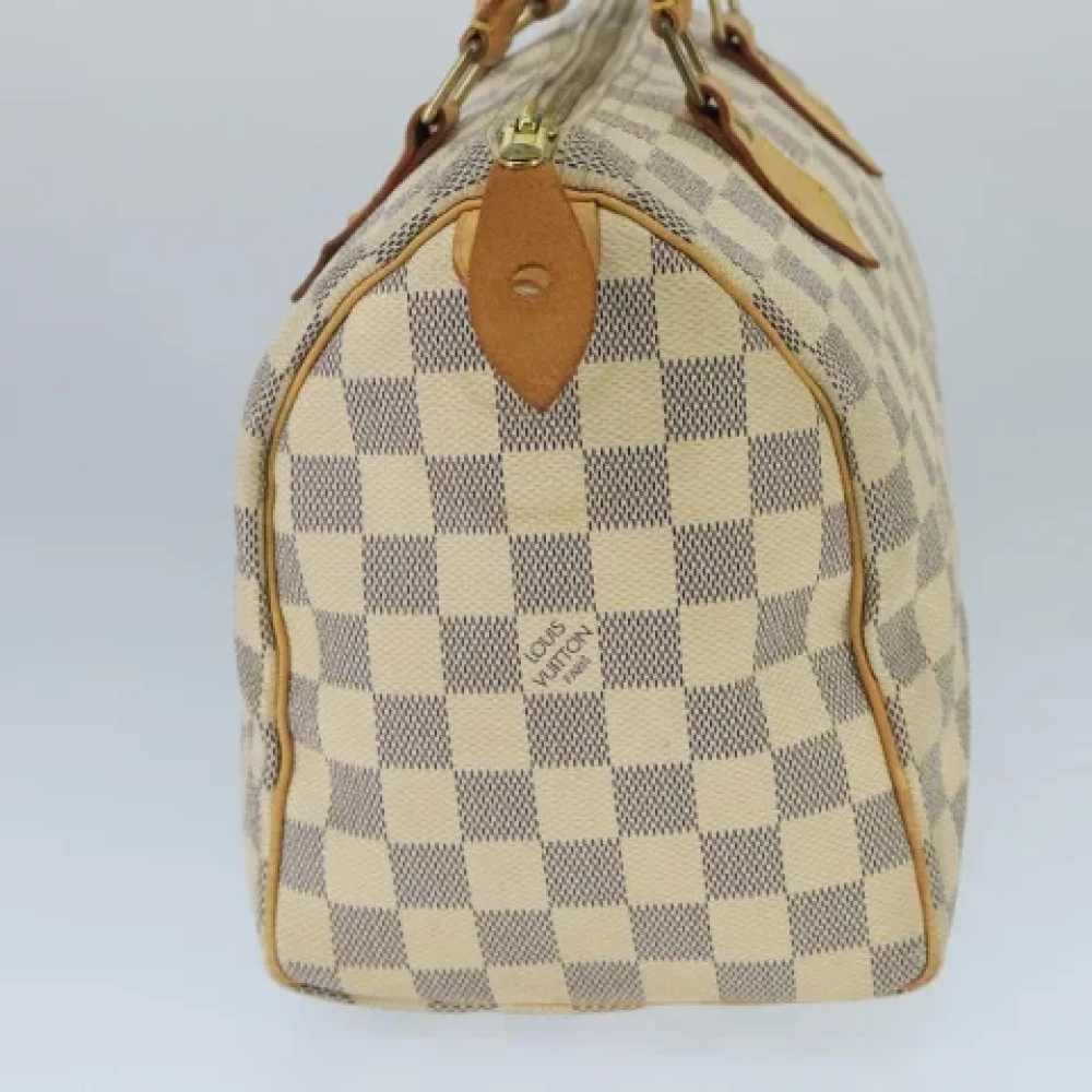 Louis Vuitton Vintage Pre-owned Canvas handbags White Dames