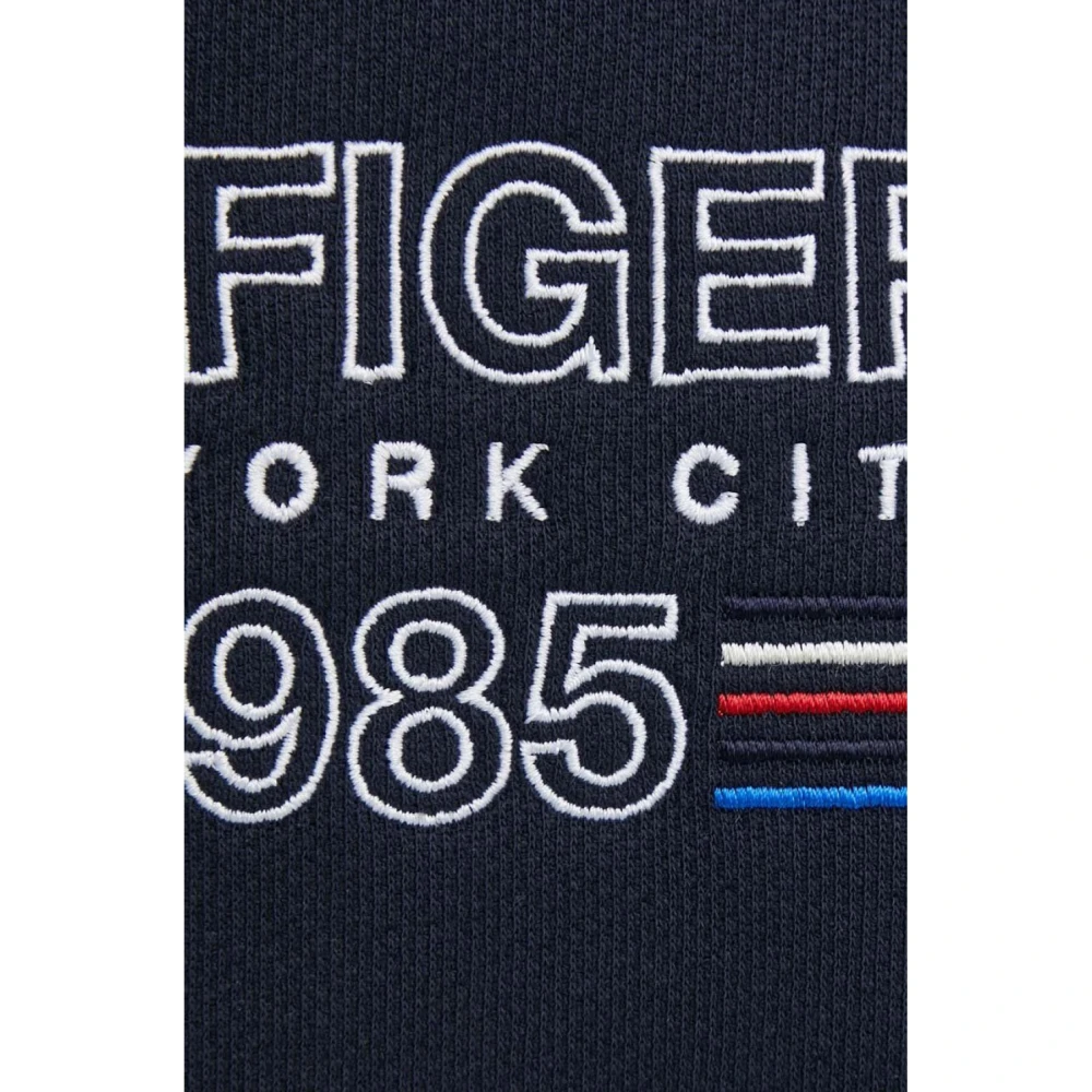 Tommy Hilfiger Geborduurde Logo Sweater 1985 Blue Heren