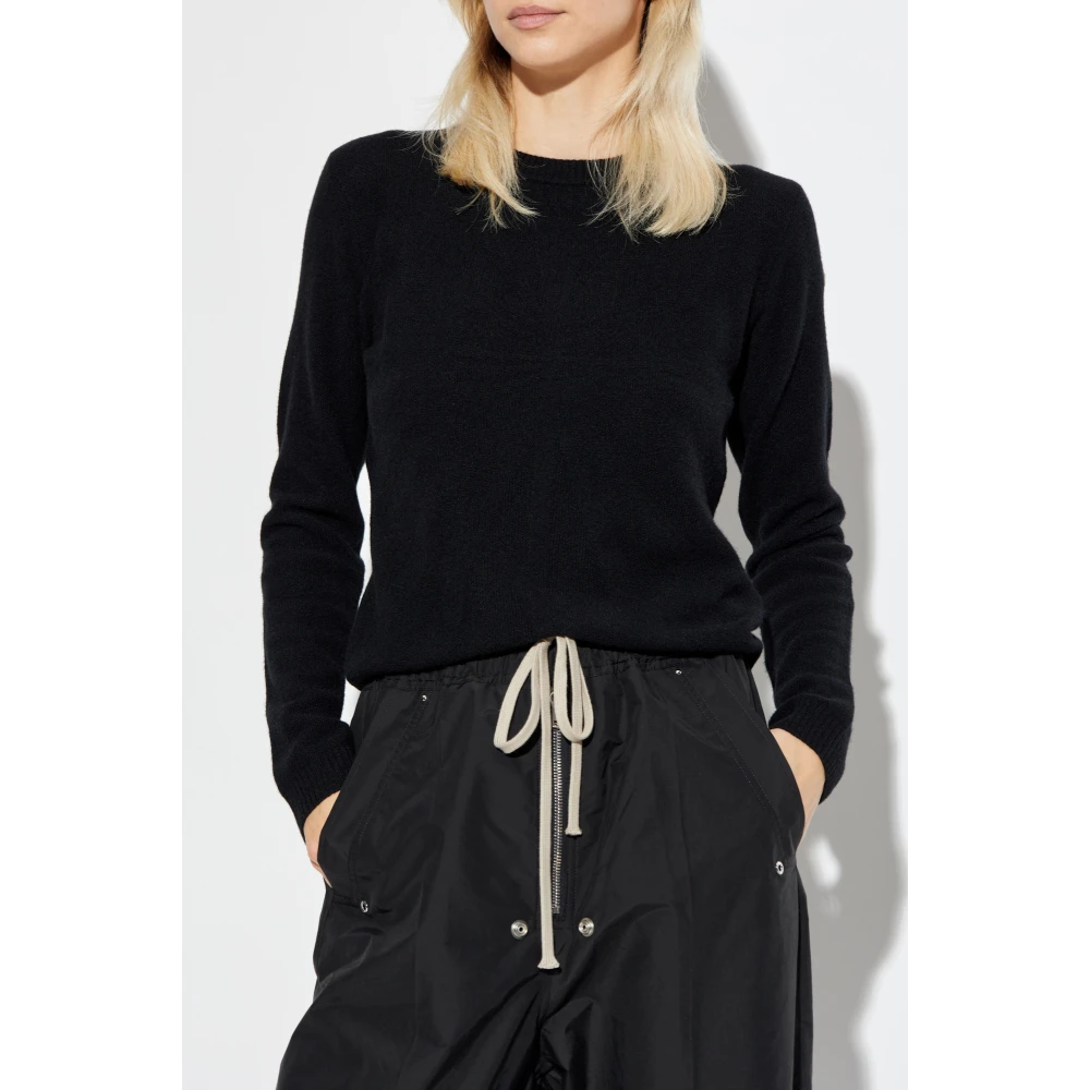 Rick Owens Ronde Hals Knitwear Black Unisex