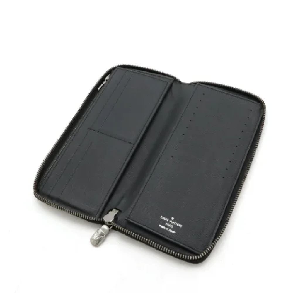 Louis Vuitton Vintage Pre-owned Canvas wallets Black Heren