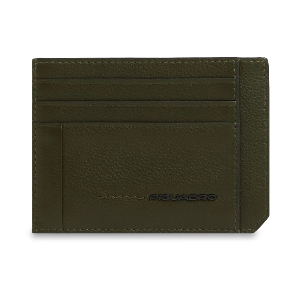 Piquadro Homme Vert - Porte-Cartes Fin - Accessoires - Taille: One Size