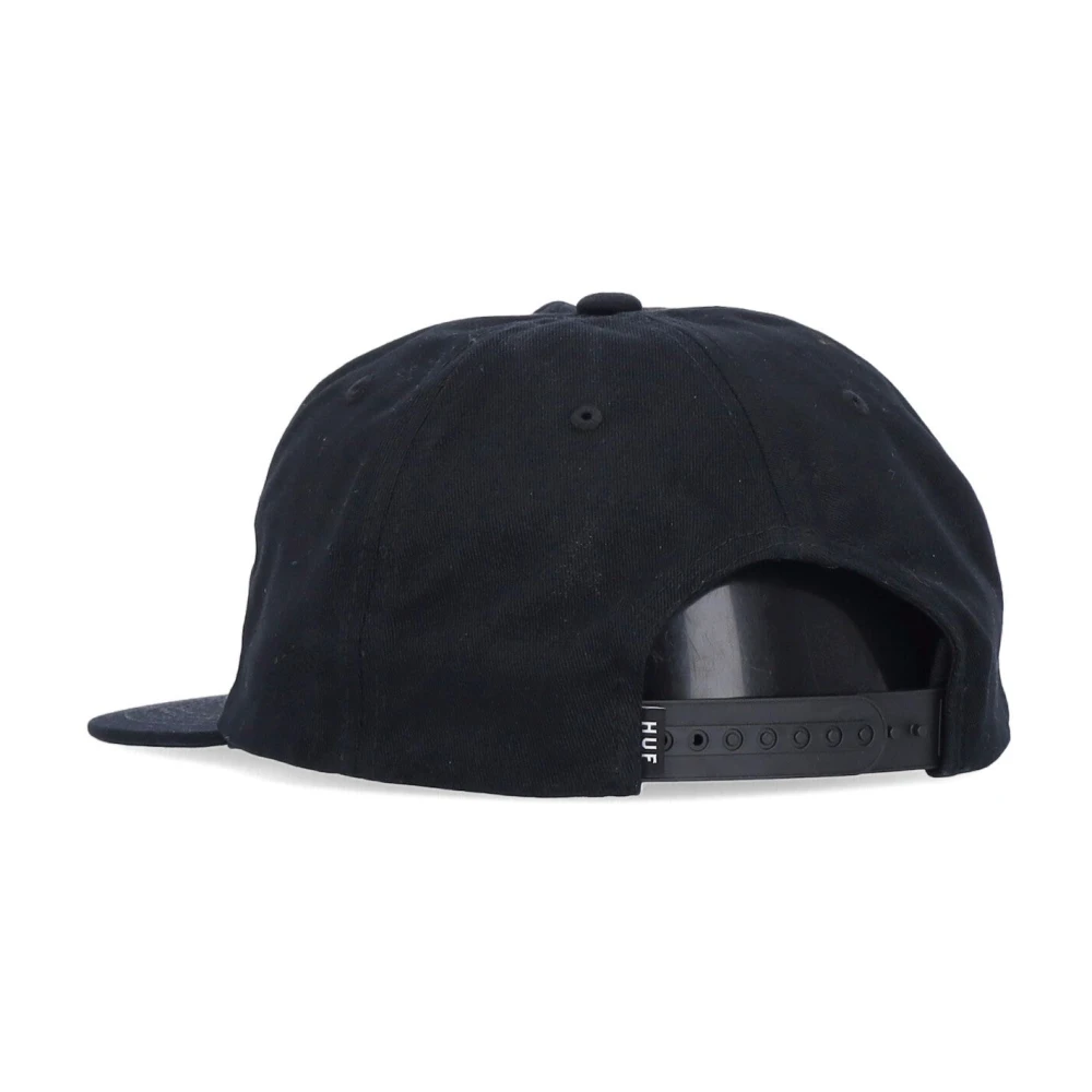 HUF Zwarte Snapback Pet Black Heren