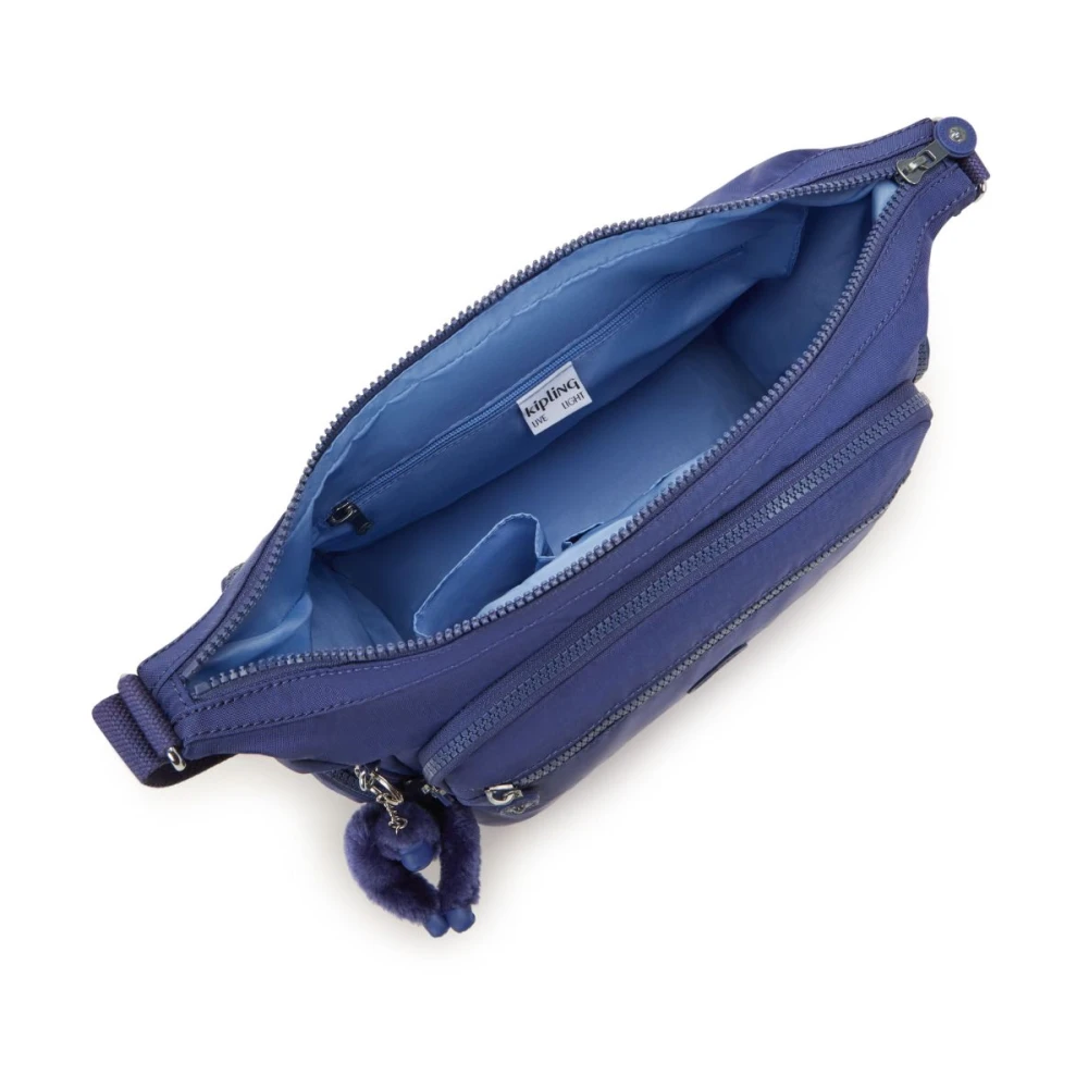 Kipling Schoudertas Gabbie met meerdere zakken Blue Dames