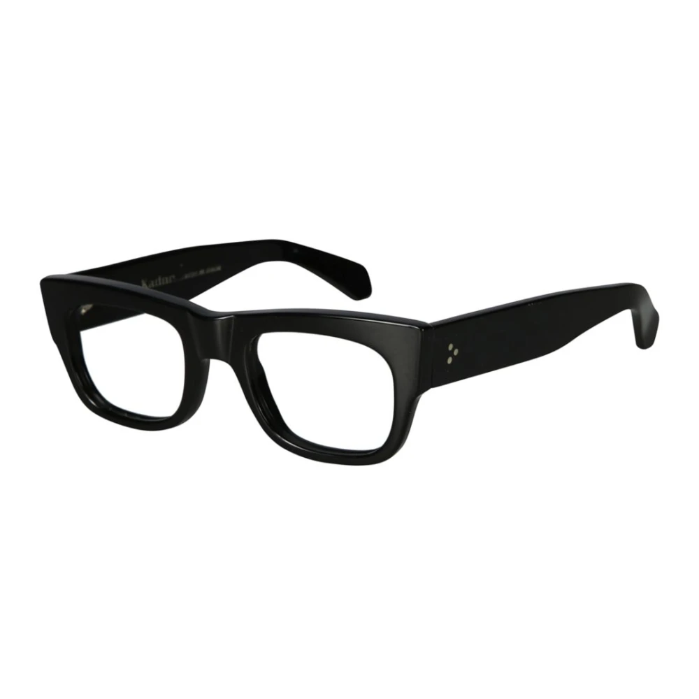 Kador Unisex Black Glasses, 49 Mm, Timeless