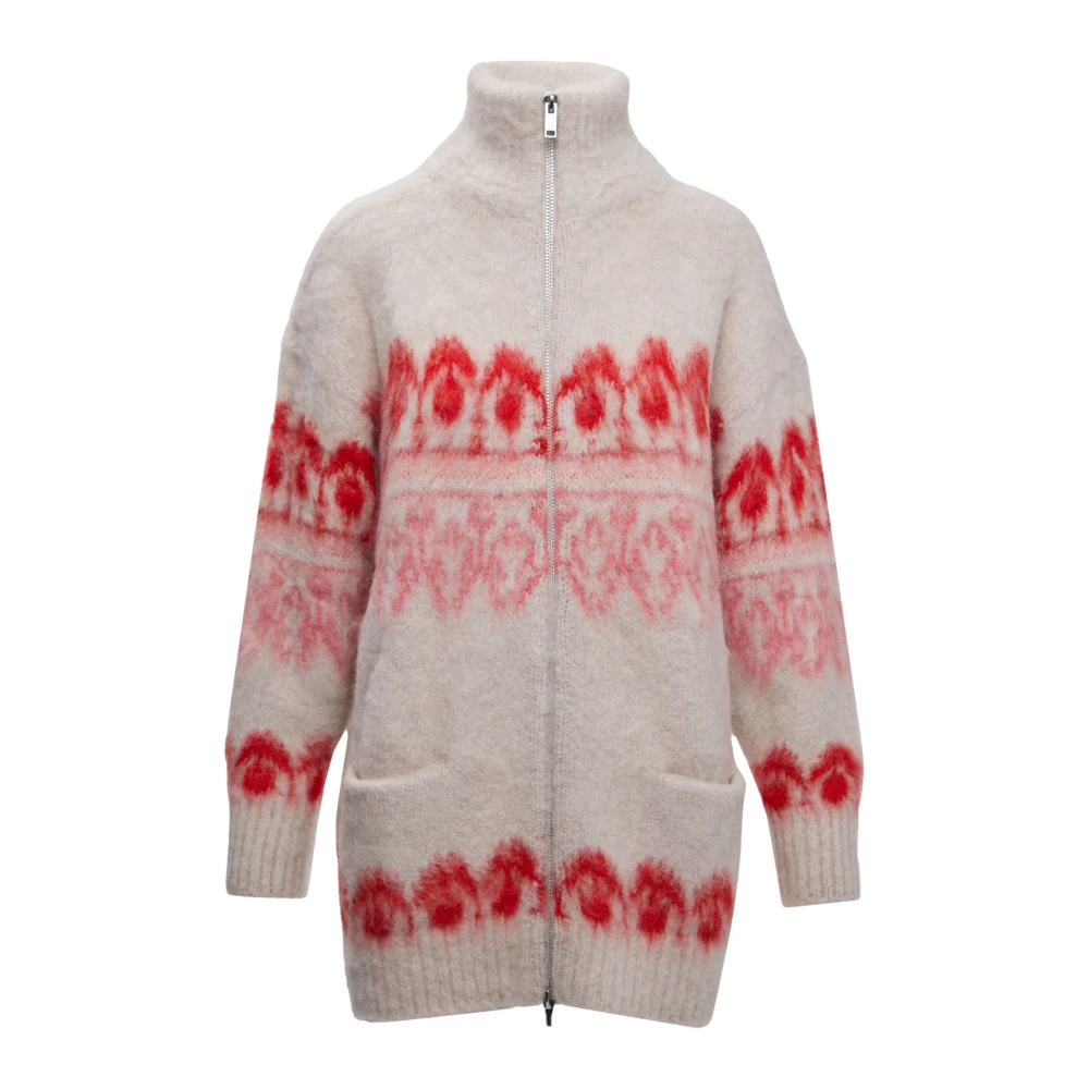 Isabel Marant Étoile Stijlvolle Deloris jas voor vrouwen Beige Dames
