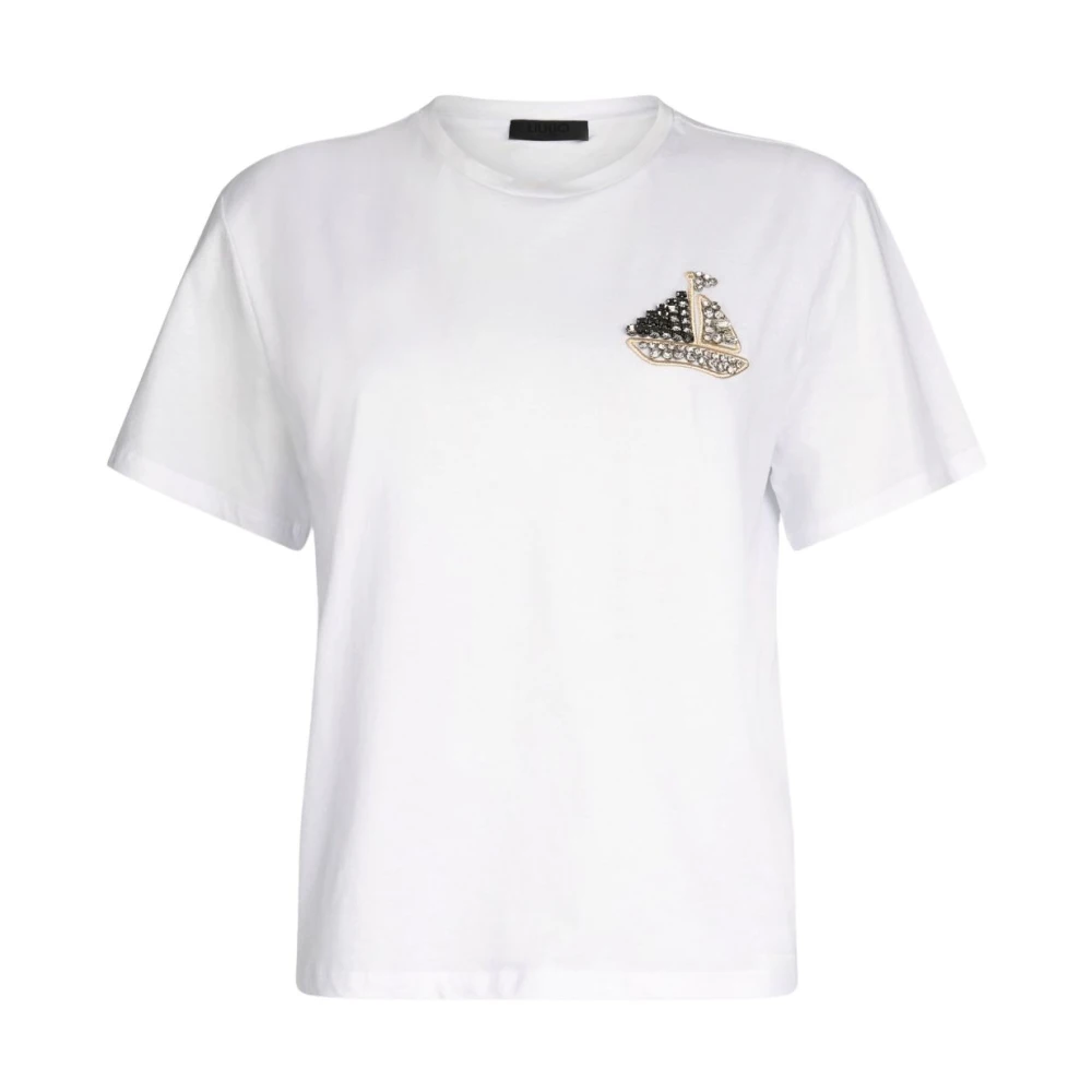 Liu Jo - Tops > T-Shirts - White - Liu Jo - Modalova