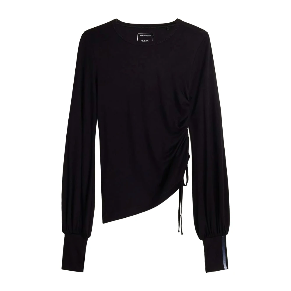 Y-3 Donna Nero Top, S, New,