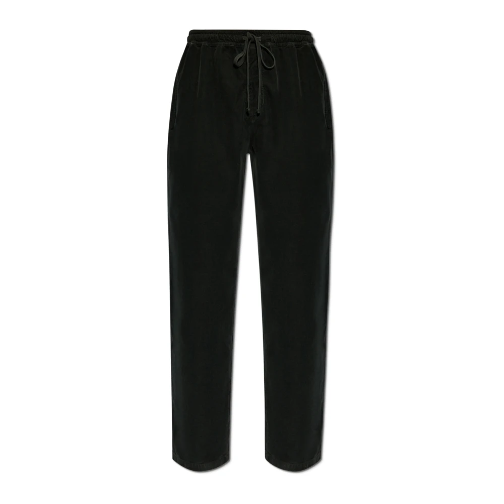 Isabel marant Ribfluwelen broek Nirlen Black Heren