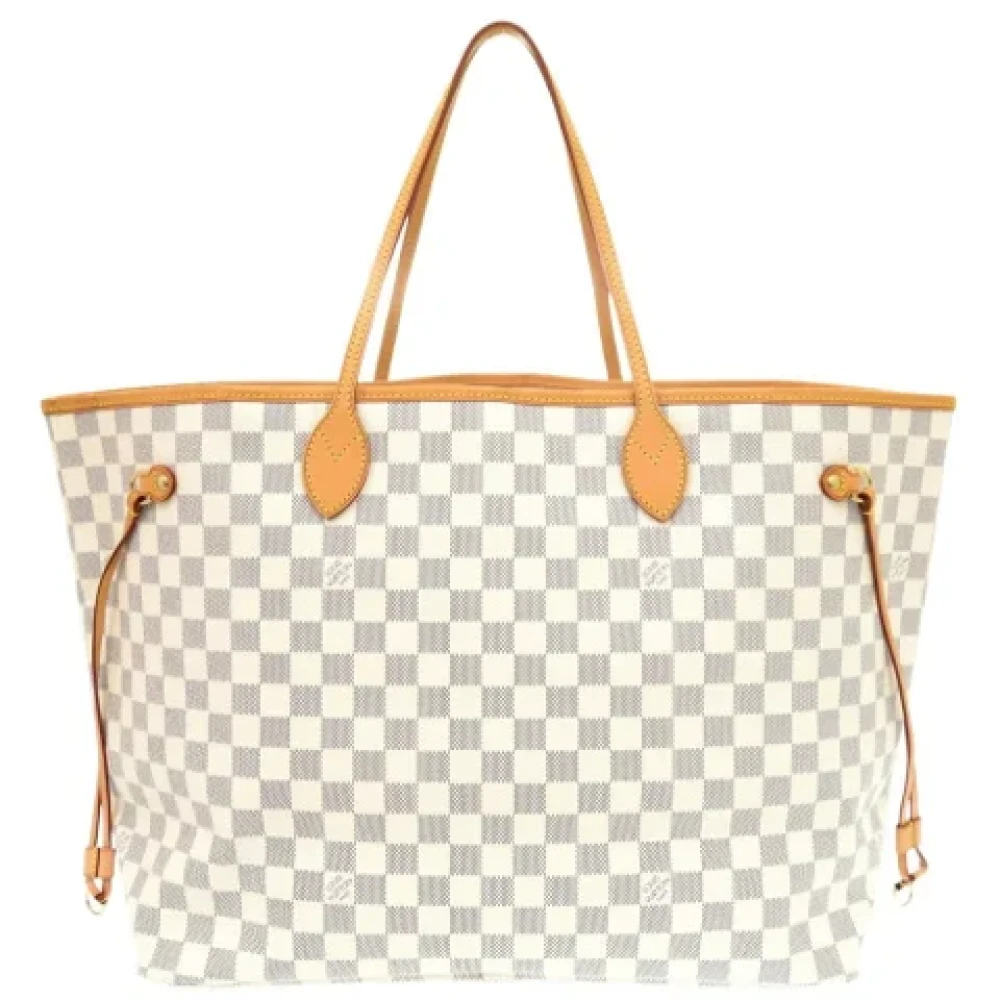 Louis Vuitton Vintage Pre-owned Fabric shoulder-bags White Dames