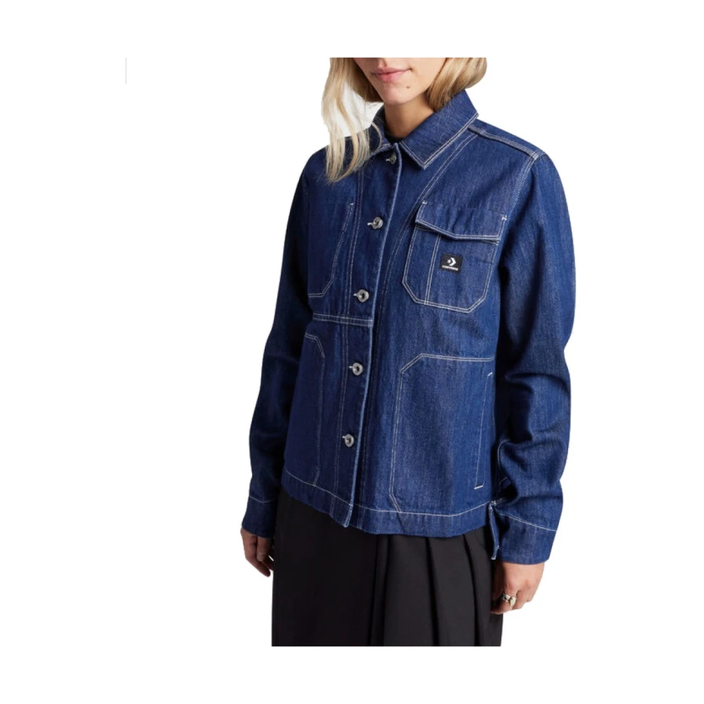 Jackets > Denim Jackets - - Converse - Modalova