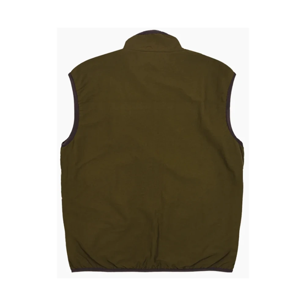 Gramicci Omkeerbare Fleece Vest met Blad Camouflage Multicolor Heren