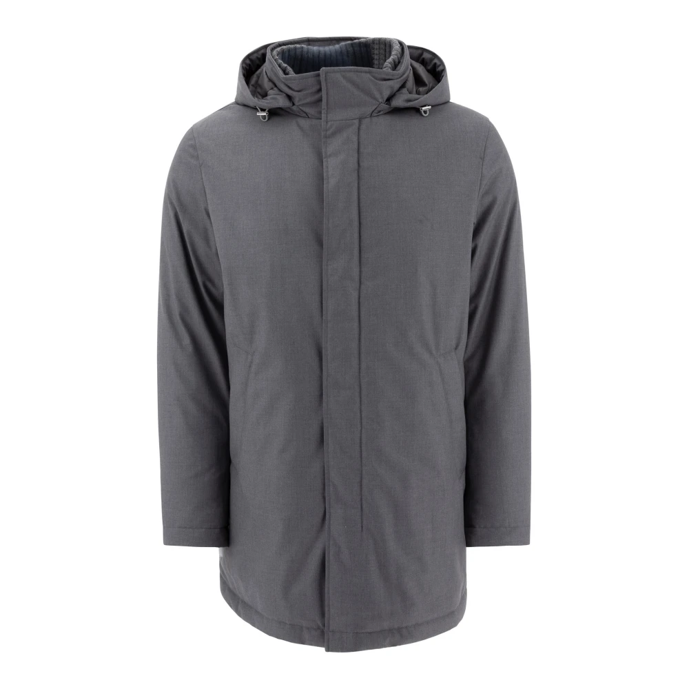 Herno - Coats > Parkas - Gray - Herno - Modalova