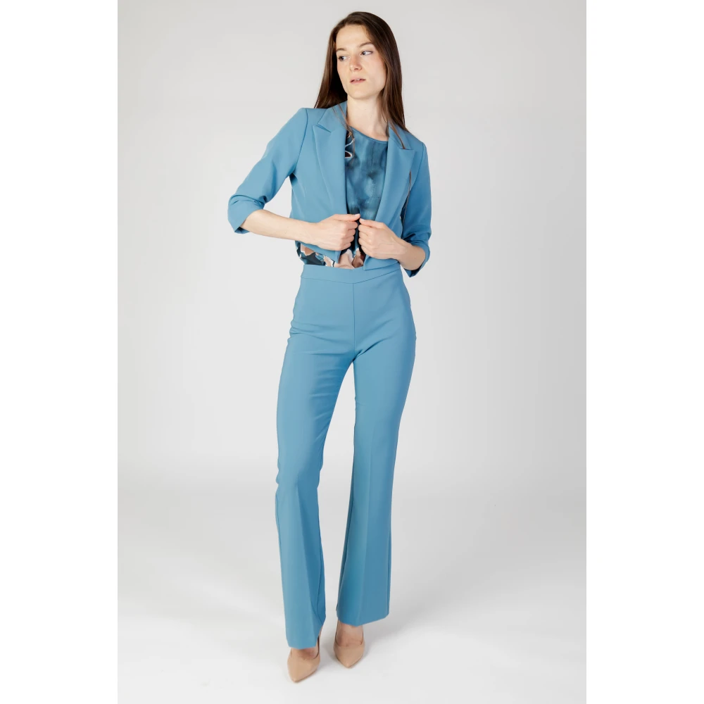RINASCIMENTO Blazer met lange mouwen en revers Blue Dames