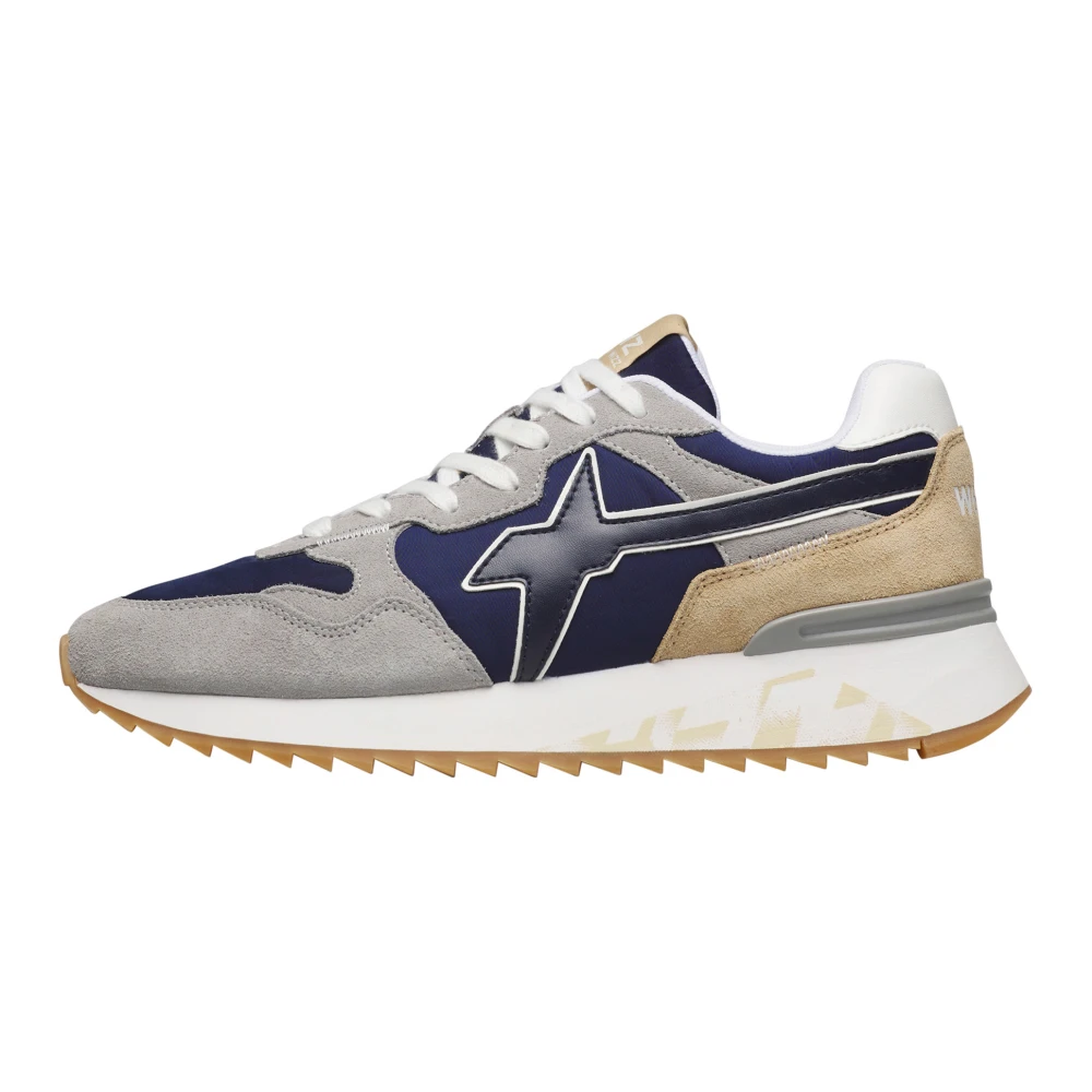 W6yz Men's Gray Sneakers, 9 Uk, Yak-M Trainers