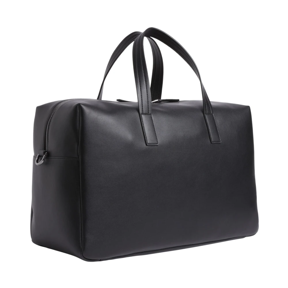Calvin Klein Zwarte Essentiële Weekendtas Black Heren