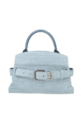 The Suede Croc Dakota Small Satchel