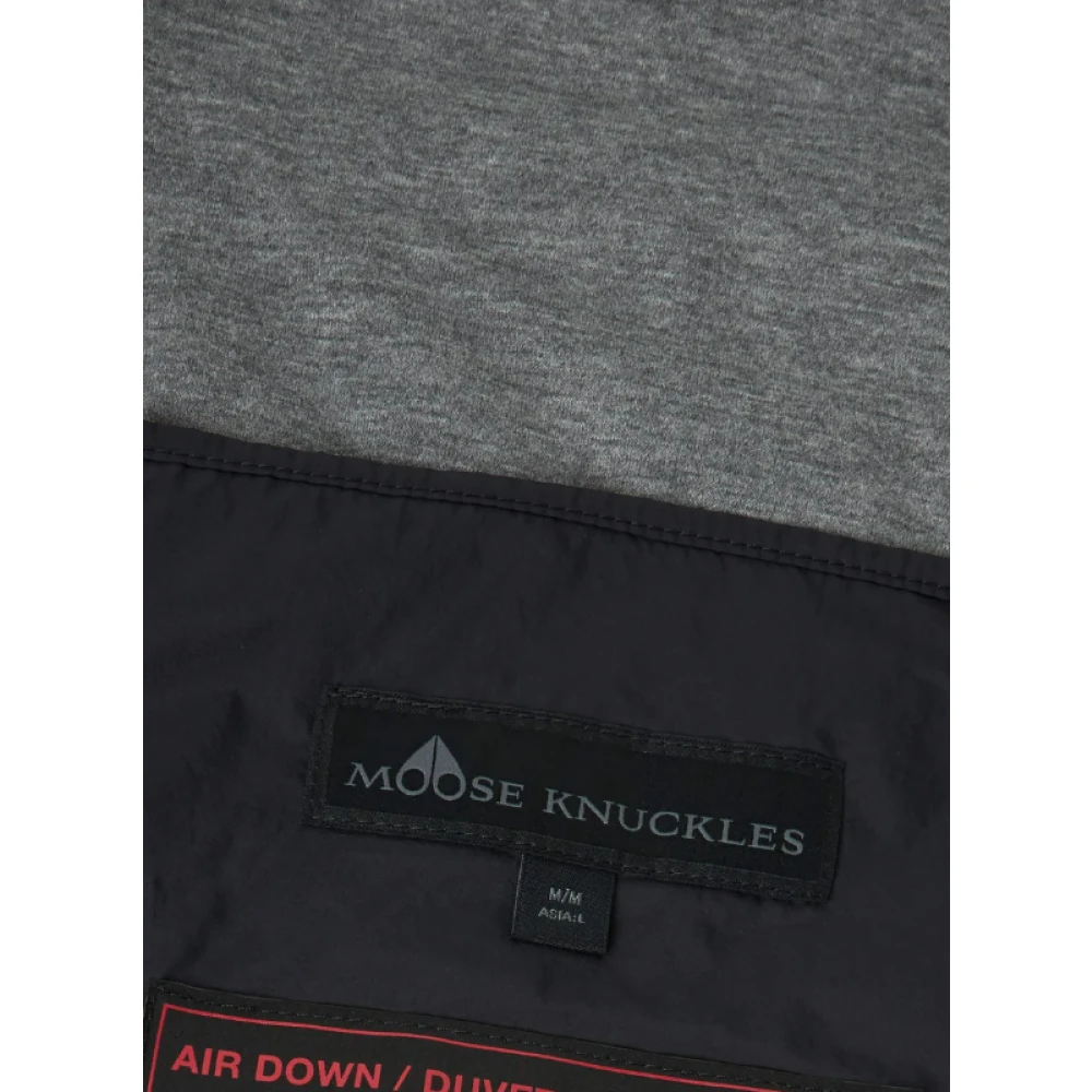 Moose Knuckles Zwarte Donsjas AIR Mentana Black Heren