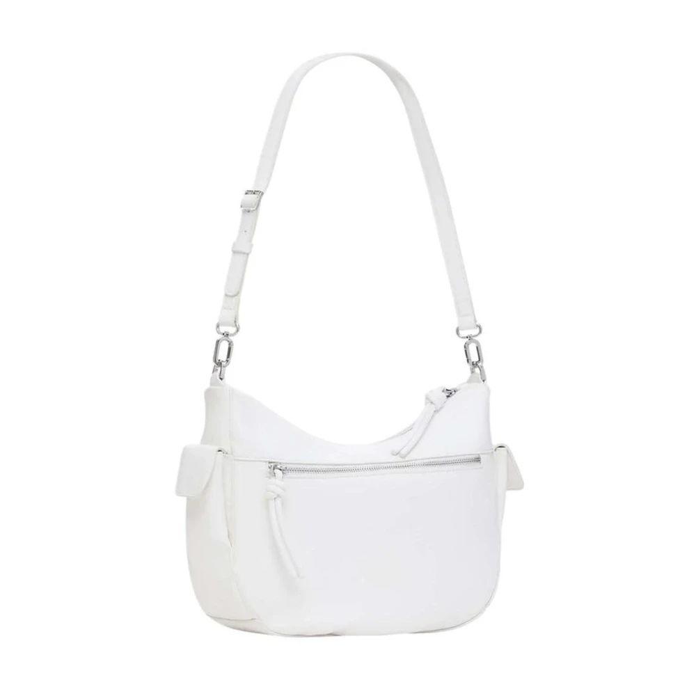 Desigual Middelgrote Polyethyleen Handtas White Dames