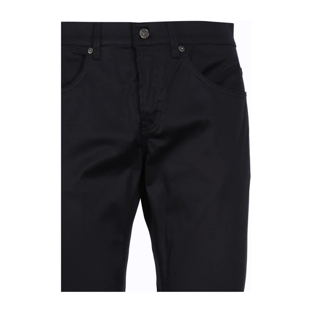 Dondup Alex Super Skinny Zwarte Jeans Black Heren