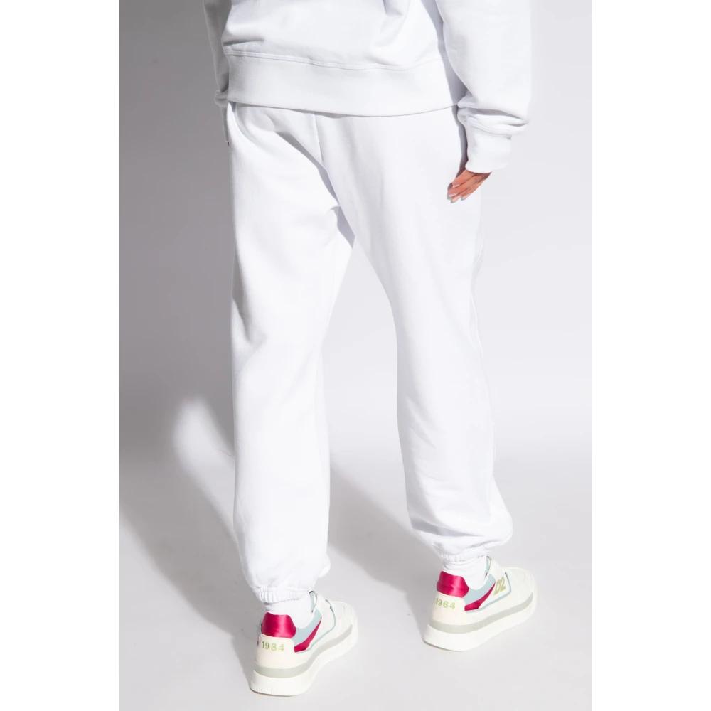 Dsquared2 Sweatpants met hoge taille White Dames