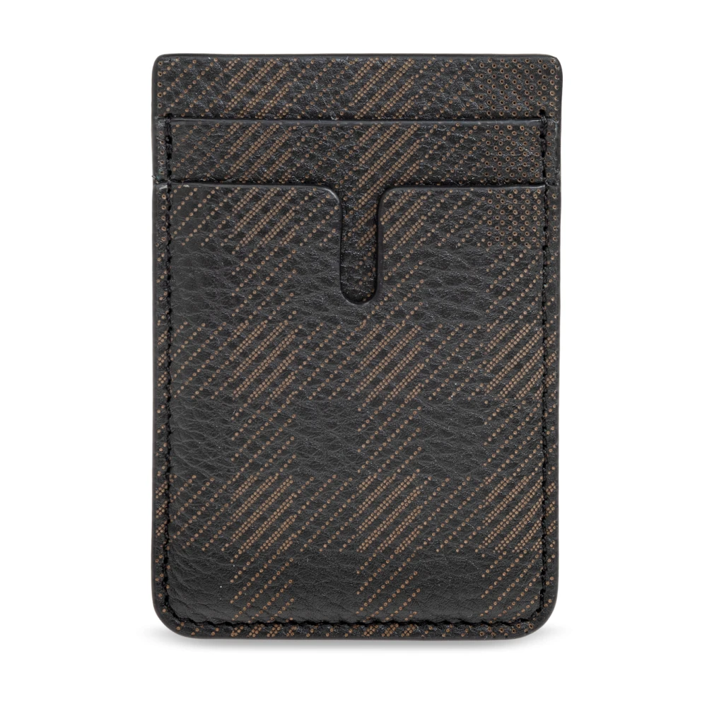 Burberry Magnetische kaarthouder Brown Heren