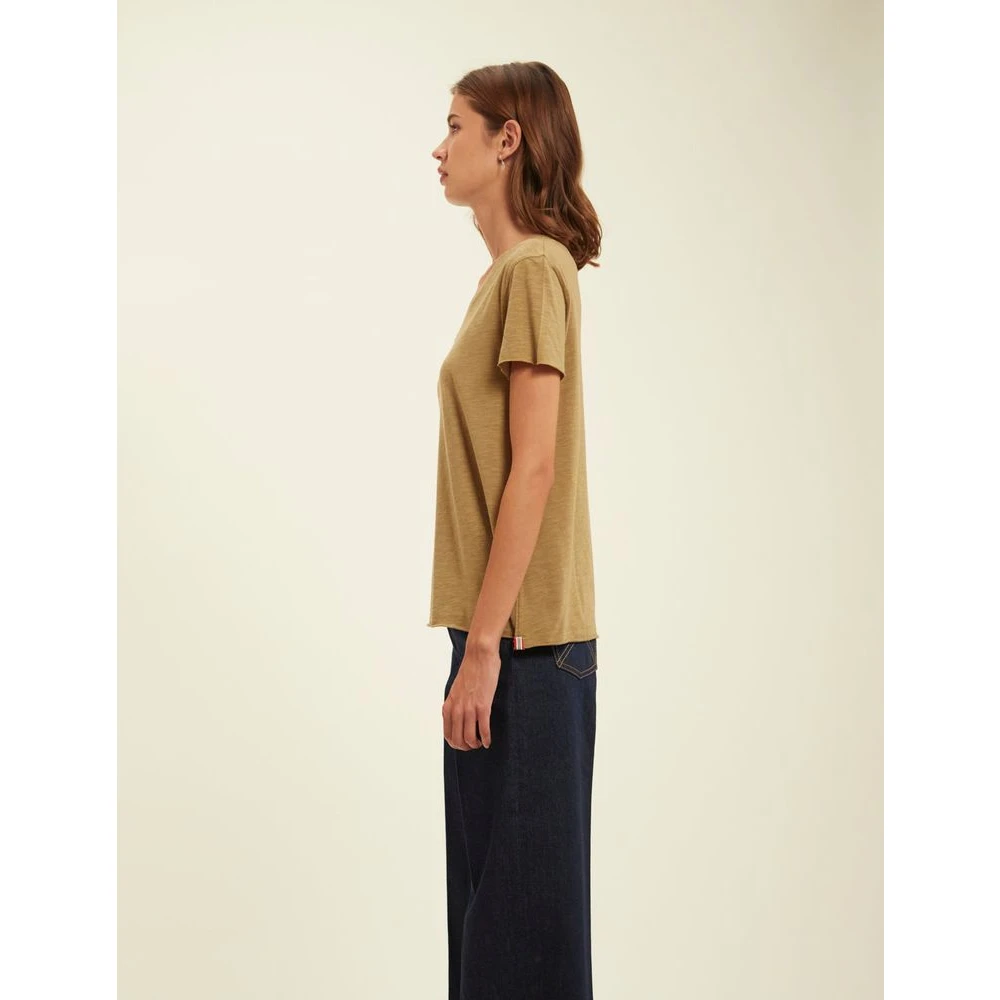 Ines De La Fressange Paris Katalina khaki T-shirt Brown Dames