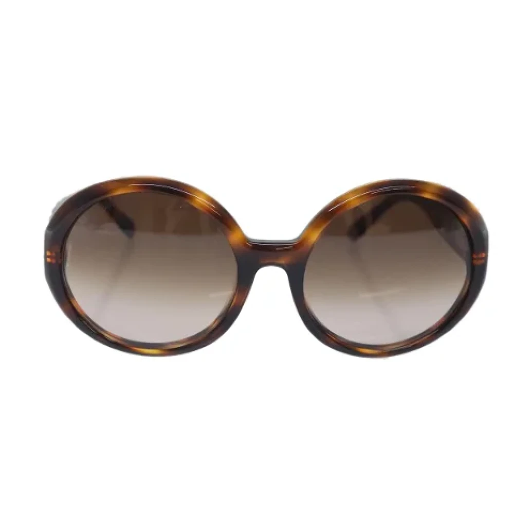 Dior Vintage Pre-owned Plastic sunglasses Brown Dames