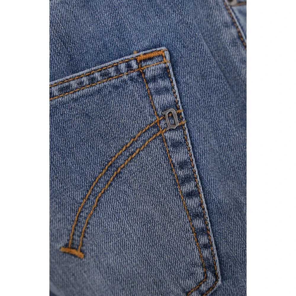 Dondup Denim Herenbroek Lage Taille Blue Heren