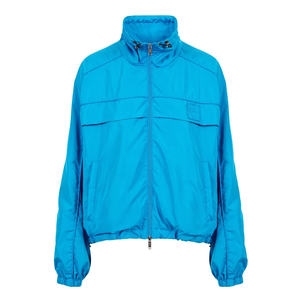 Iceberg Kobaltblauwe jas van nylon actieve stof met intern gaas Blue Dames