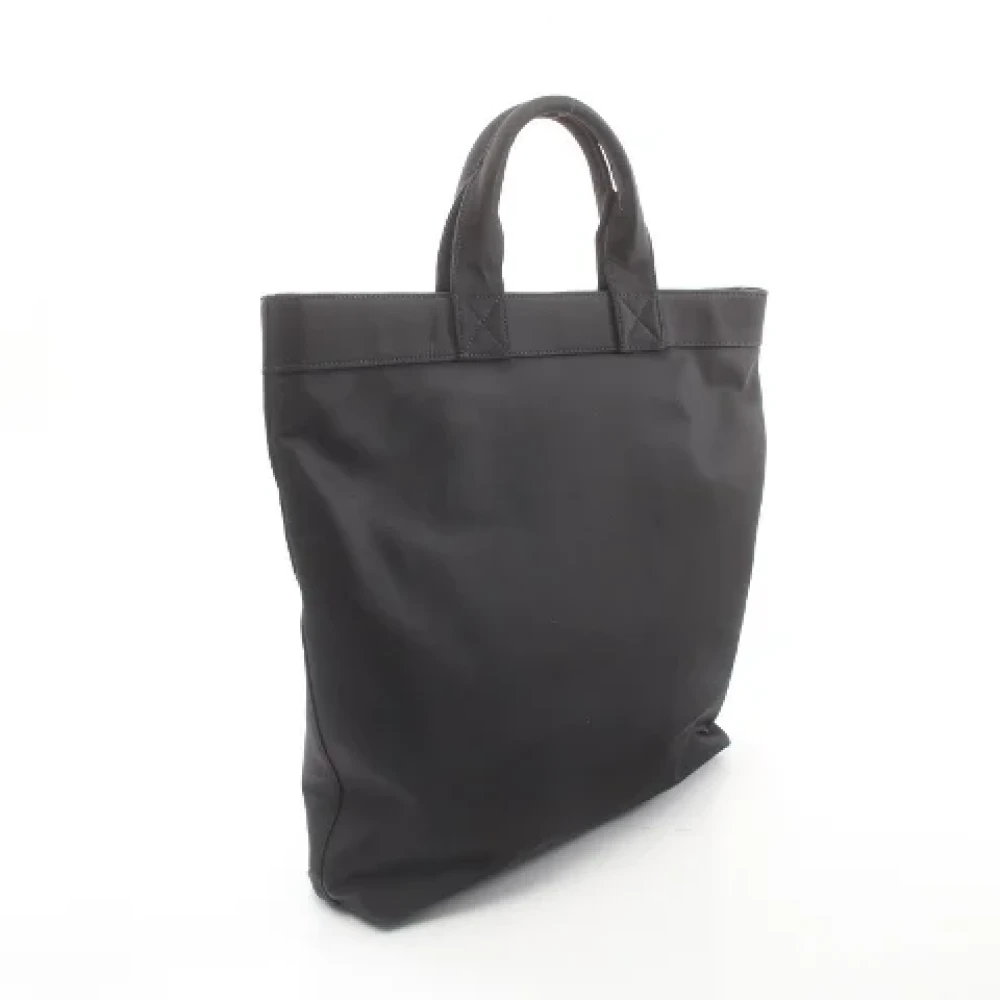 Burberry Vintage Pre-owned Canvas handbags Black Dames