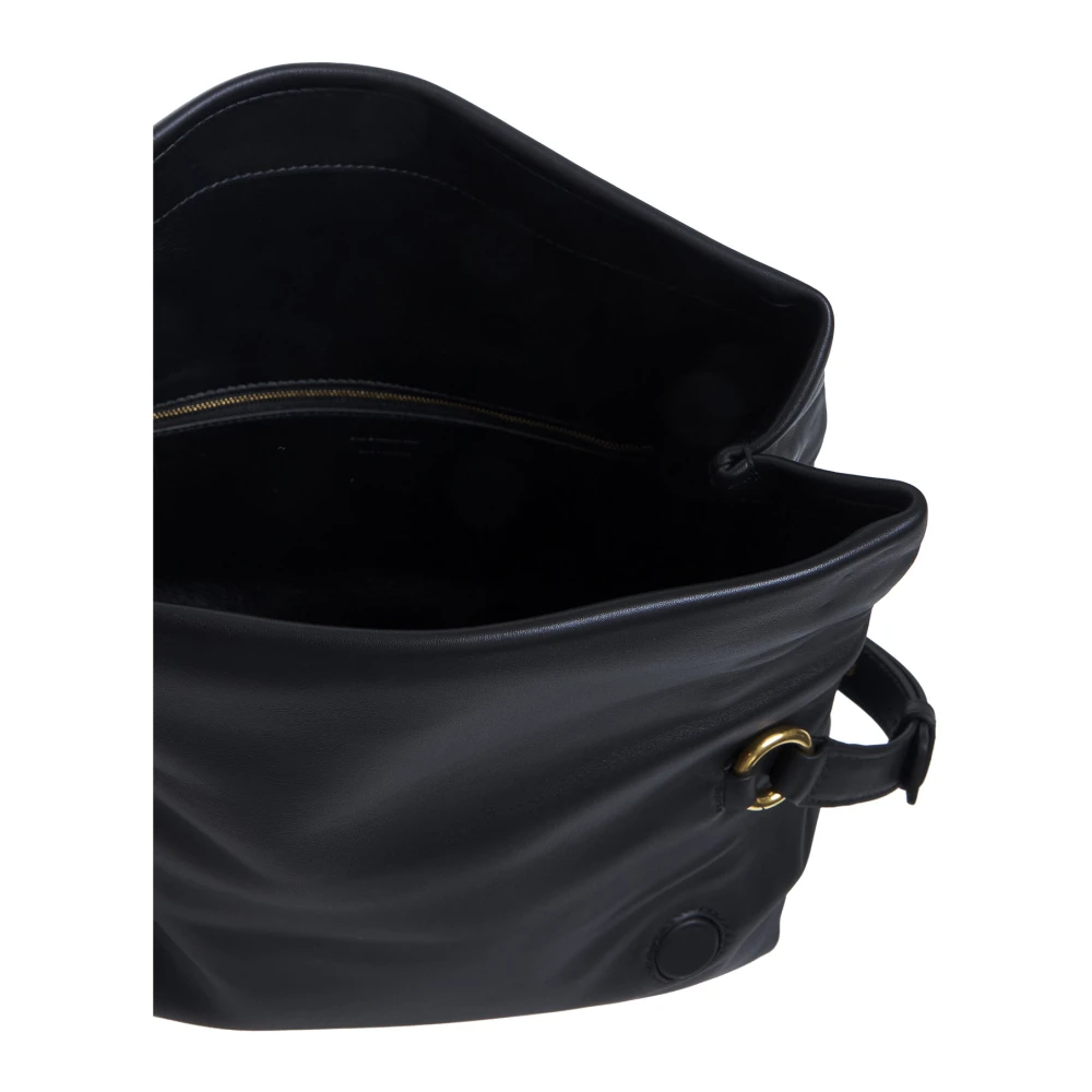 Jil Sander Luxe Zwarte Schoudertas voor Vrouwen Black Dames