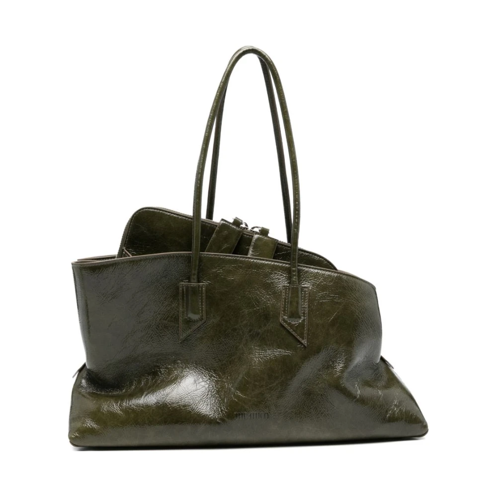 The Attico , Shoulder Bags, Female, Green, One Size, La Passeggiata Medium Tote