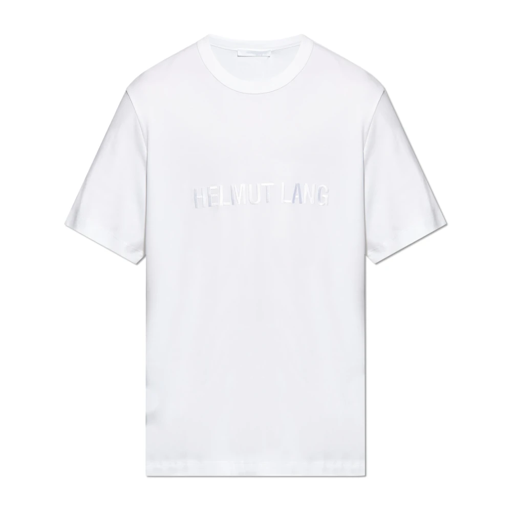 Helmut Lang T-shirt met logo White Heren