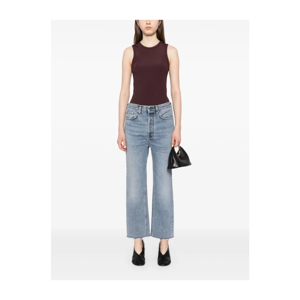 TotêMe Klassieke Denim Snit Blue Dames
