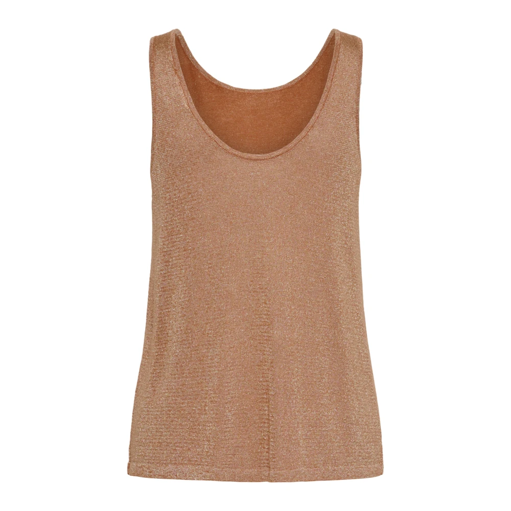 Tops > Sleeveless Tops - - Cream - Modalova