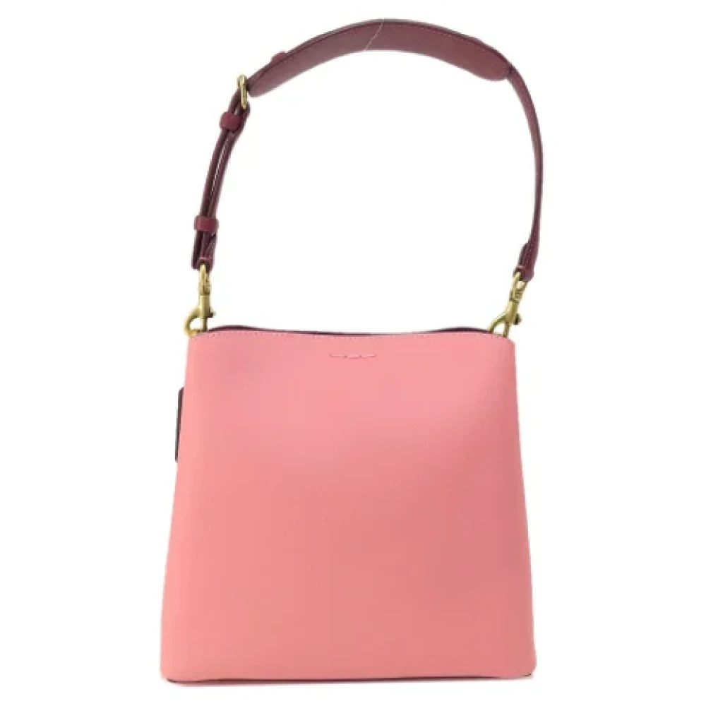 Coach Pre-owned Fabric handbags Pink Dames