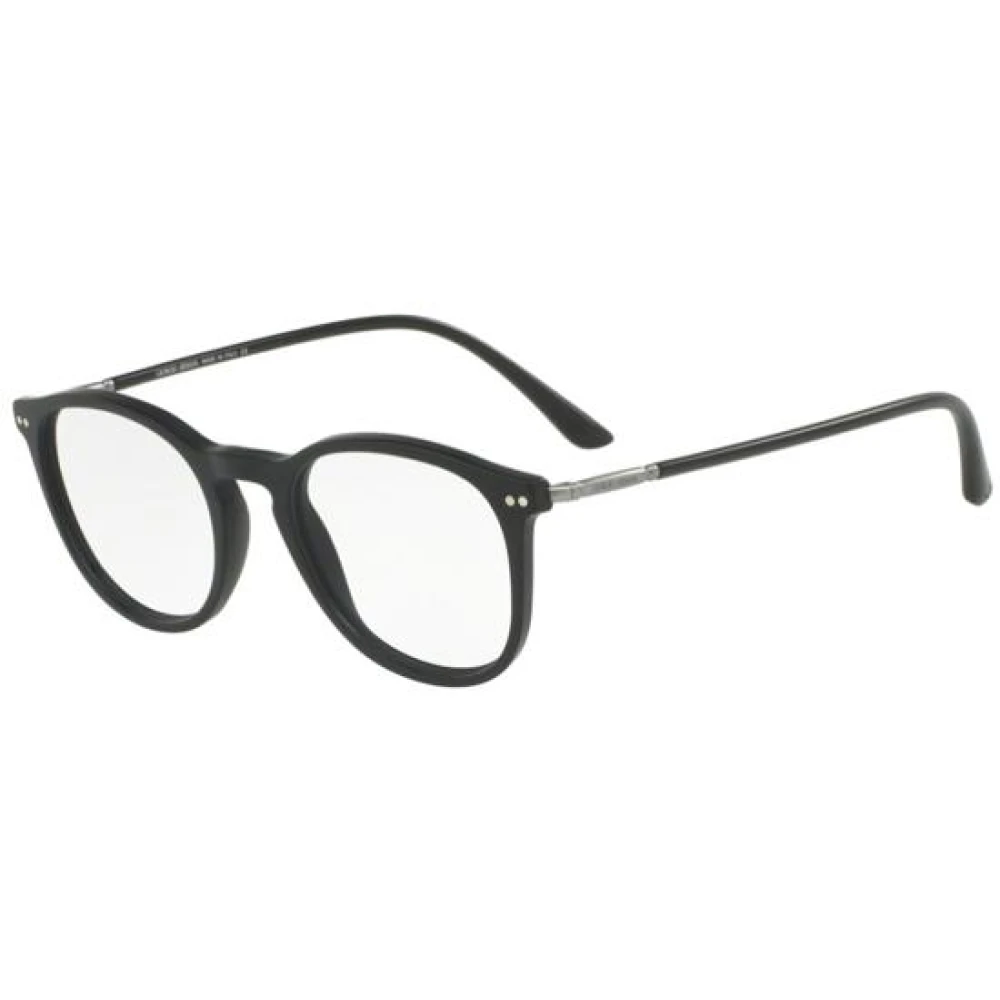Giorgio Ar i Matte Black Eyewear Frames Black Unisex