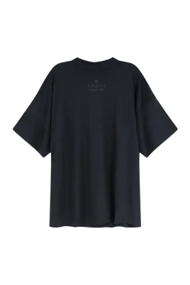 T-shirt i modaljersey med tryck