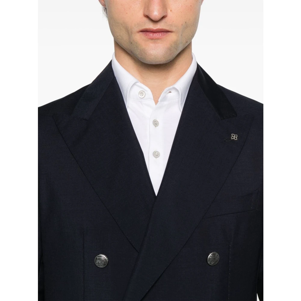 Tagliatore Jassen Blauw Blue Heren