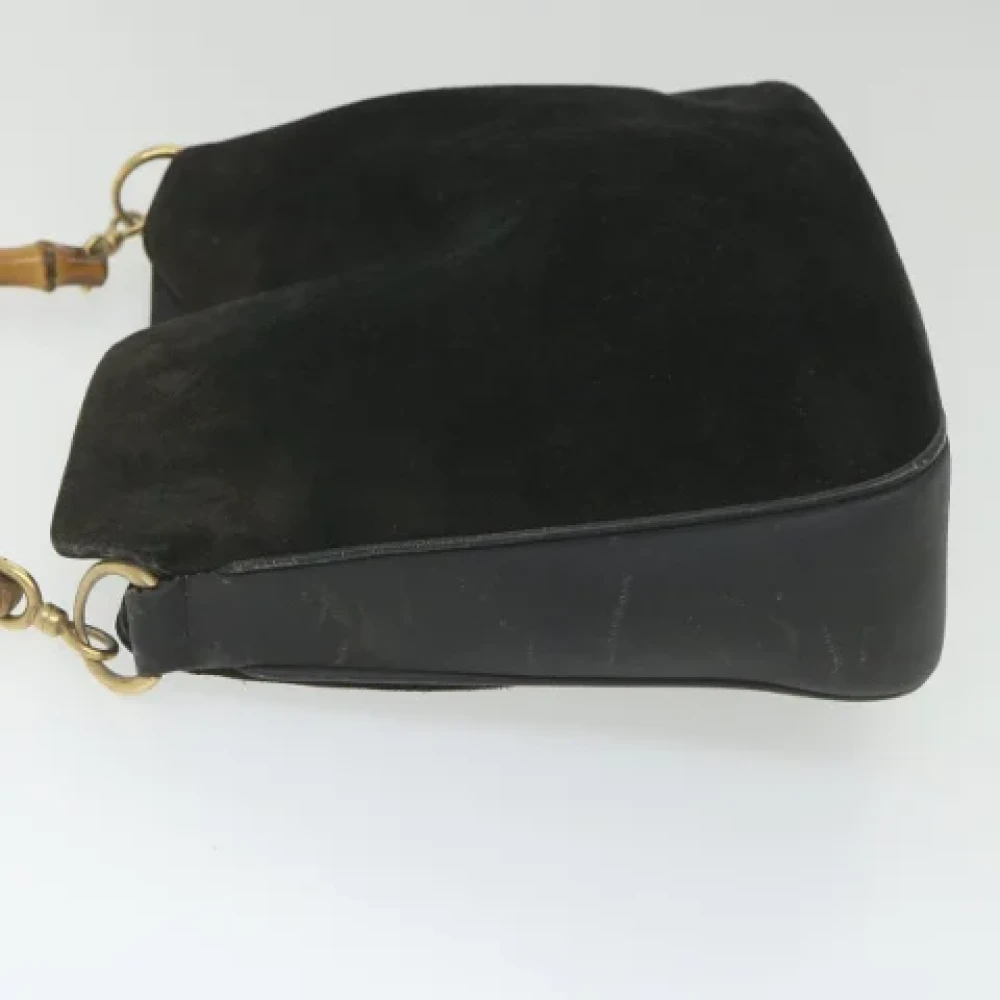 Gucci Vintage Pre-owned Suede gucci-bags Black Dames