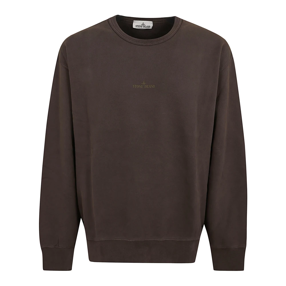 Stone Island Violette Stone Island_sweatshirt Mit Rundhalsausschnitt Aus Weinroter Baumwolle_violette_xl_mann - Bild 2