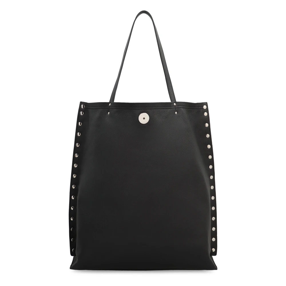 Zanellato Gestikte Leren Tote Tas Black Dames